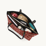 Westavelle Rodeo Rouge Leather Tote Bag