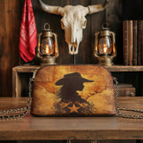 Westavelle Texas Cowgirl Soul Leather Crossbody Bag