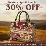 Westavelle Rustic Bloom Leather Bag