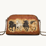 Westavelle Galloping Horse Legacy Leather Crossbody Bag