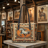 Westavelle Amber Gallop Leather Tote Bag