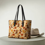 Westavelle Blossom Boots Leather Tote Bag