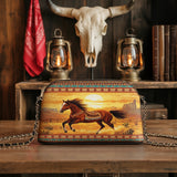 Westavelle Spirit Horse Leather Crossbody Bag