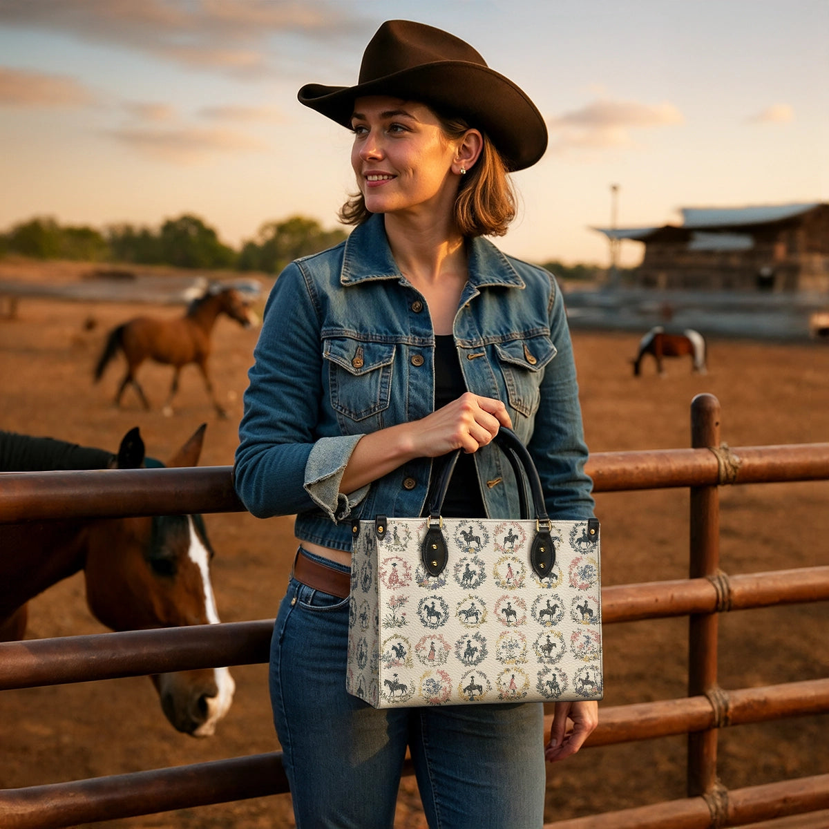 Westavelle Wildflower Waltz Leather Bag