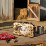 Westavelle Golden Horse Harmony Leather Crossbody Bag