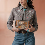Westavelle Bridle & Burnt Clay Leather Wallet Purse