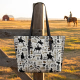 Westavelle Rodeo Spirit Leather Tote Bag
