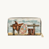 Westavelle Prairie Rest Leather Wallet Purse