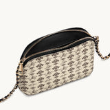 Westavelle  Cowboy Toile Leather Crossbody Bag