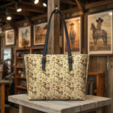 Westavelle Bronze Meadow Leather Tote Bag