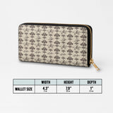 Westavelle Cowboy Toile Leather Wallet Purse