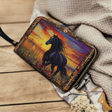 Westavelle Wildfire Run Leather Wallet Purse