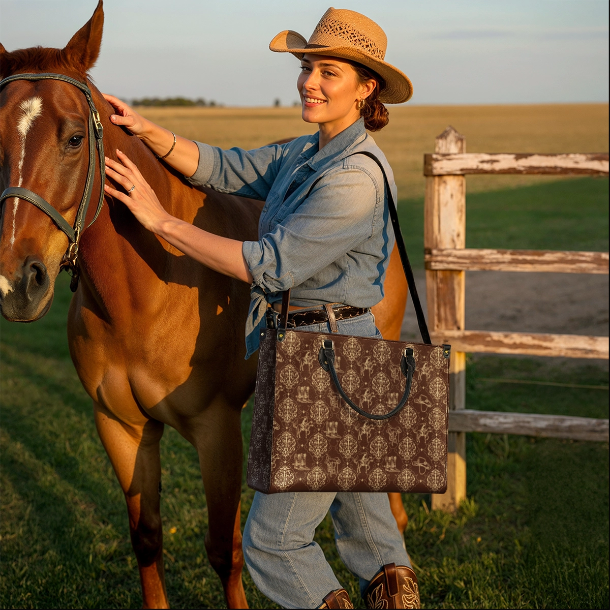 Westavelle Bronco Baroque Leather Bag