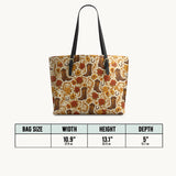 Westavelle Blossom Boots Leather Tote Bag