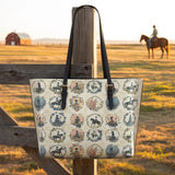 Westavelle Echoes of Courtship Leather Tote Bag