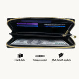 Westavelle Golden Horse & Sun Leather Wallet Purse