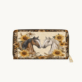 Westavelle Golden Horse Harmony Leather Wallet Purse
