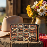 Westavelle Twilight Mustang Leather Wallet Purse