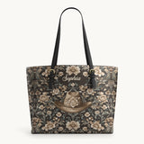 Westavelle  Personalized Cowgirl Grace Leather Tote Bag