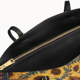 Westavelle Golden Horse & Sun Leather Tote Bag