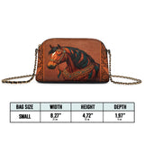 Westavelle Regal Horse Bloom Leather Crossbody Bag